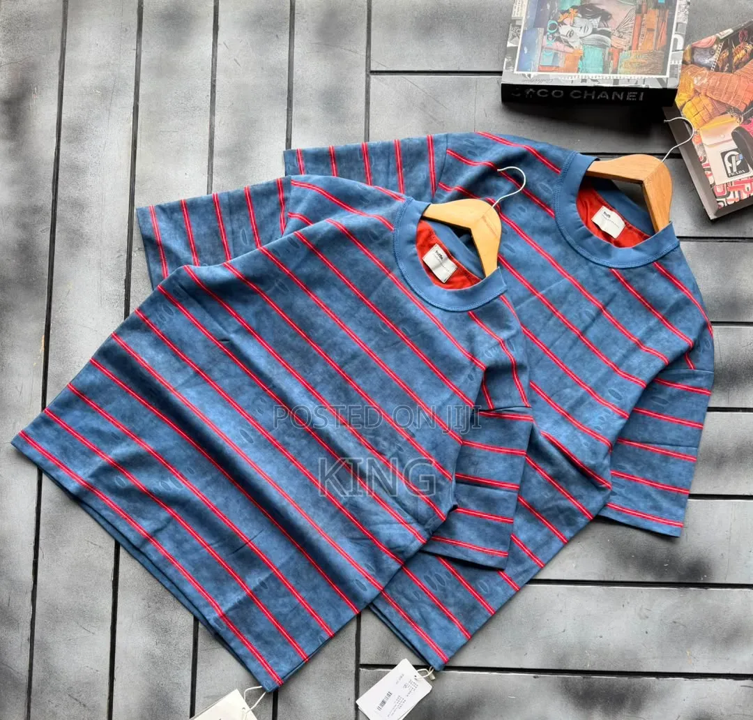 Relaxed Striped Vibes T-Shirts