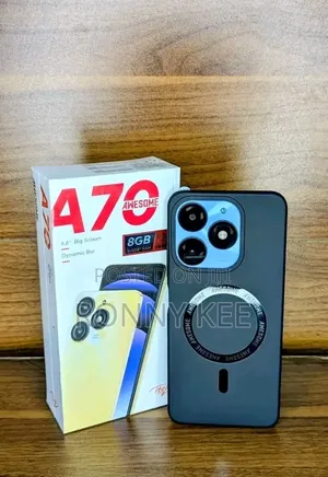 New Itel A70 128 GB Blue