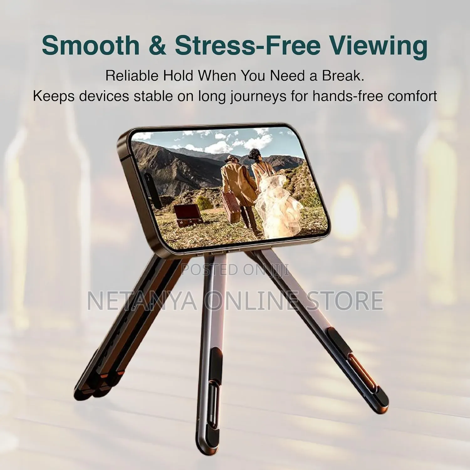 Magnetic Foldable 3in1 Portable Phone and Laptop Holder