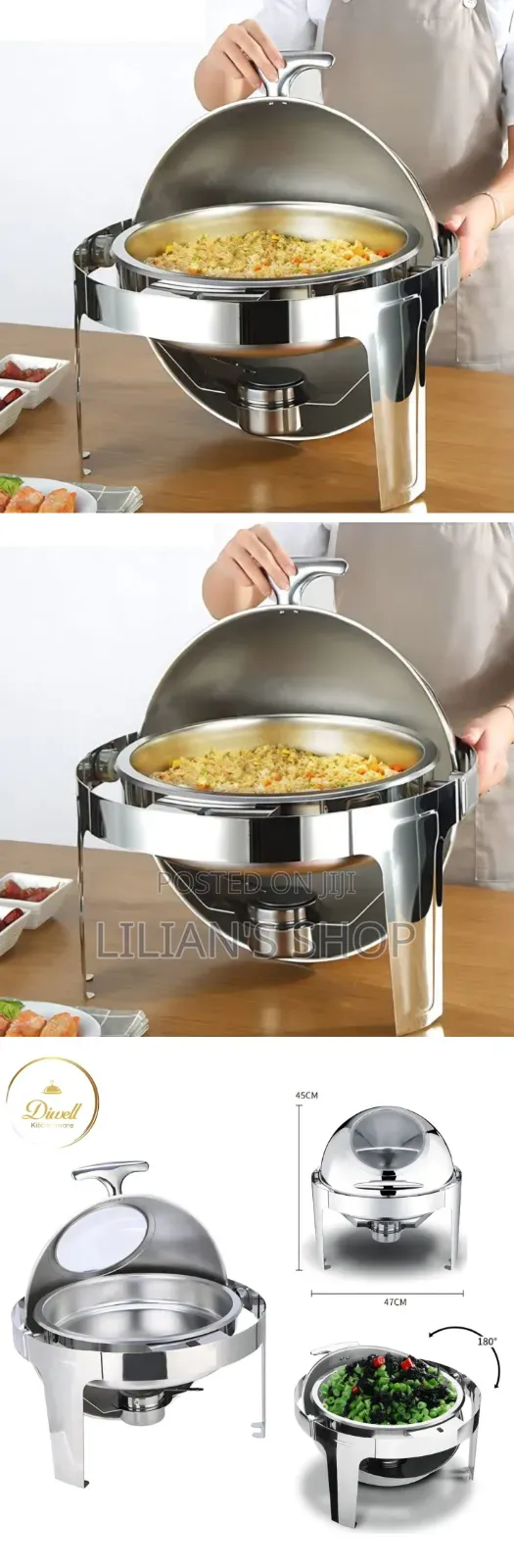 Stainless Steel Roundchafing Dish