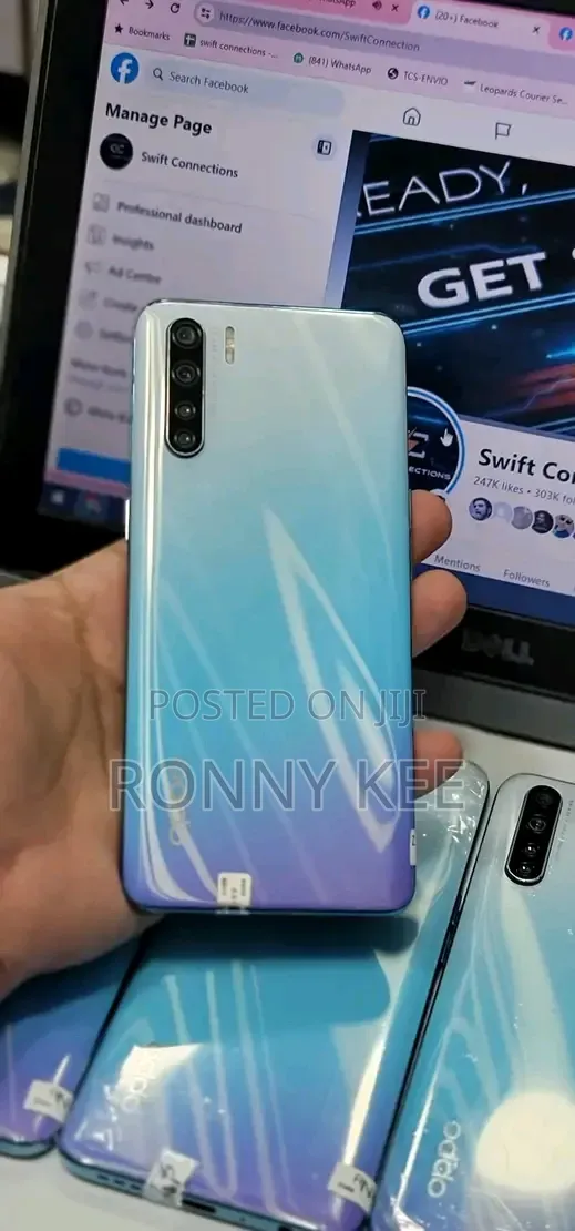 Oppo F15 256 GB Blue