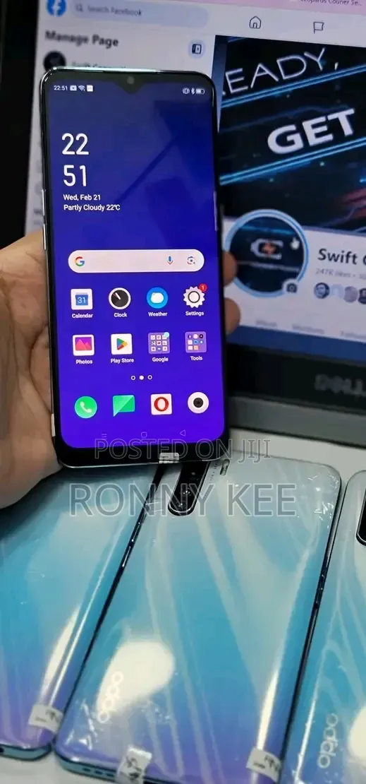 Oppo F15 256 GB Blue