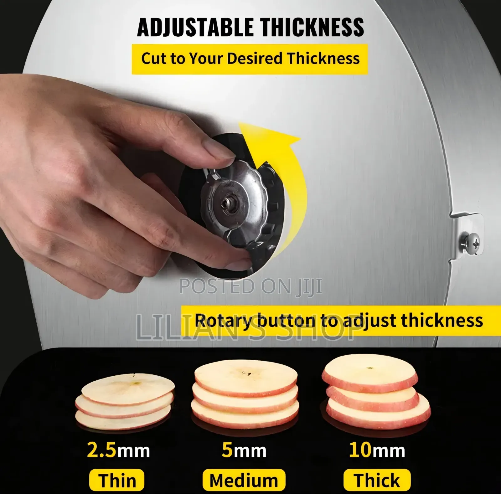 Commercial Dual-Mode Food Slicer