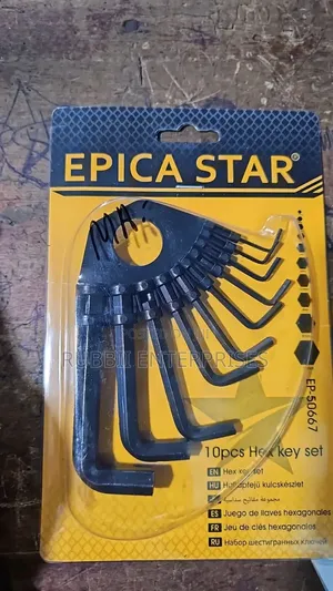 10pc Hex Key Set (1.5 8,10mm)