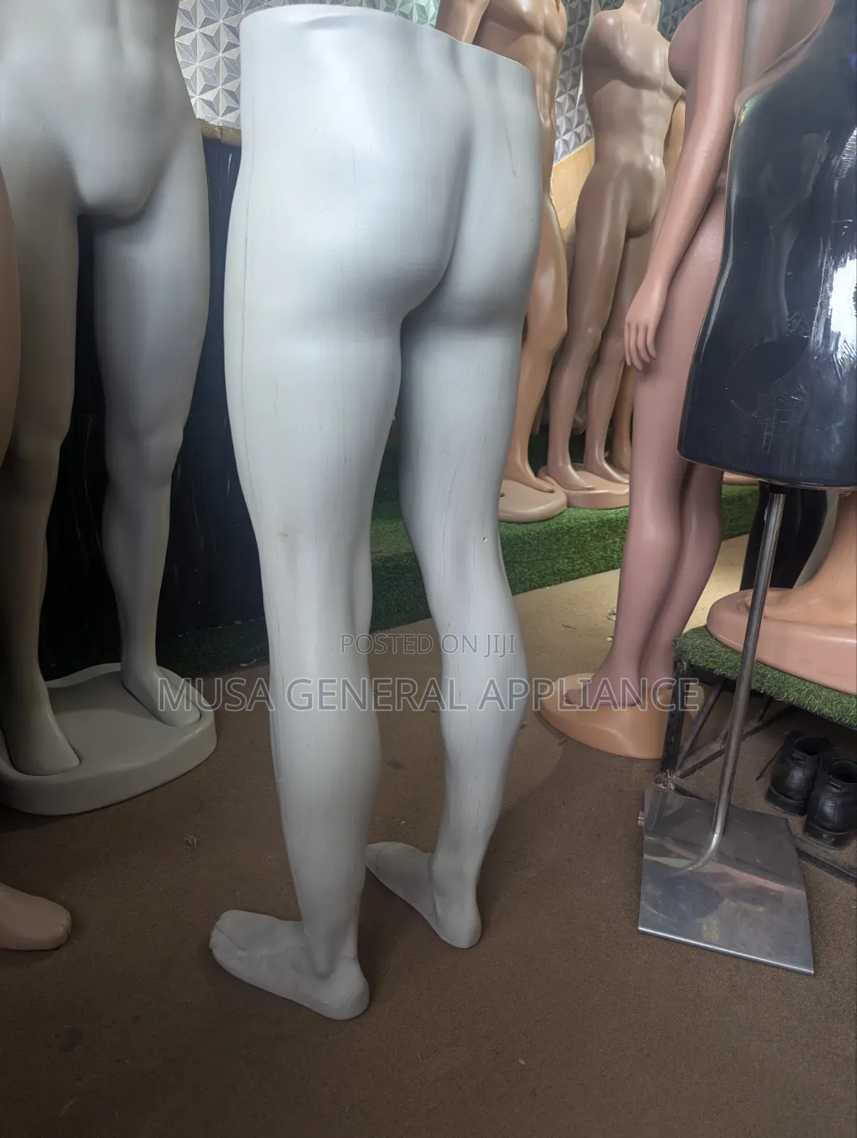 Men Fiber or Plastic Mannequin Lower-Body