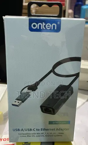 Onten Type C/a to Ethernet Adapter