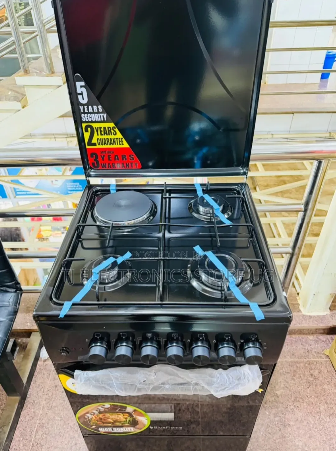Blueflame Cooker C5031e-Bm (3+1) With Electric Oven