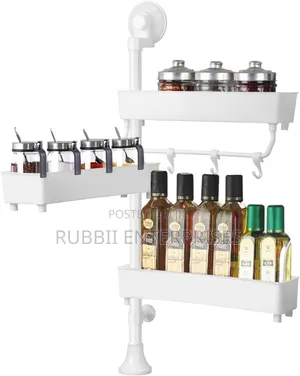 180° Rotating Corner Storage Shelf