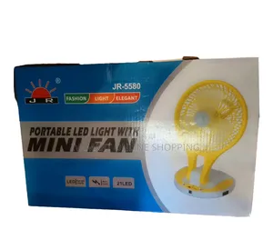 Portable Mini Table Fan With LED Light