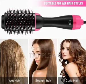 Multifunctional Hot Air Hair Dryer Straightener