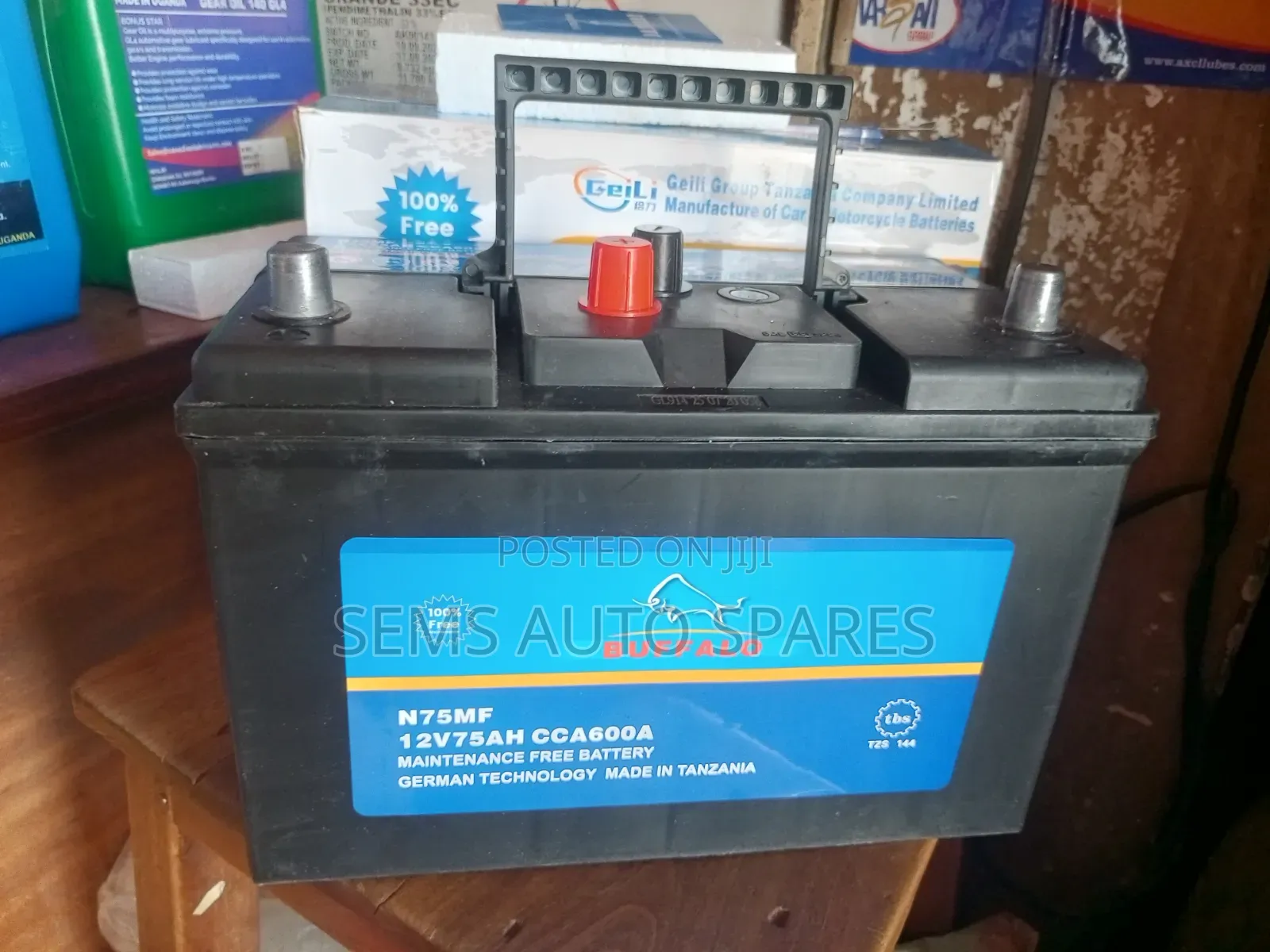 N75MF Buffalo Battery 12V75AH