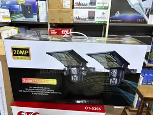 20MP Solar PTZ Camera 4 Lens – Wireless Outdoor Security