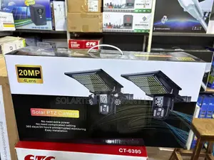 20MP Solar PTZ Camera 4 Lens – Wireless Outdoor Security