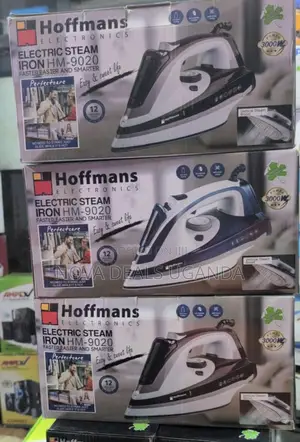 Hoffmans HM-9020 Electric Steam Iron 3000W Ceramic Soleplate