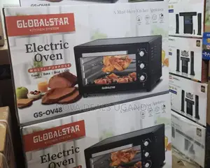 Globalstar 48L Electric Oven With 2 Hot Plates,Rotisserie 120Min Timer