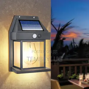 Solar Wall Lantern With Three Modes and Motion Sensor, Porch Light