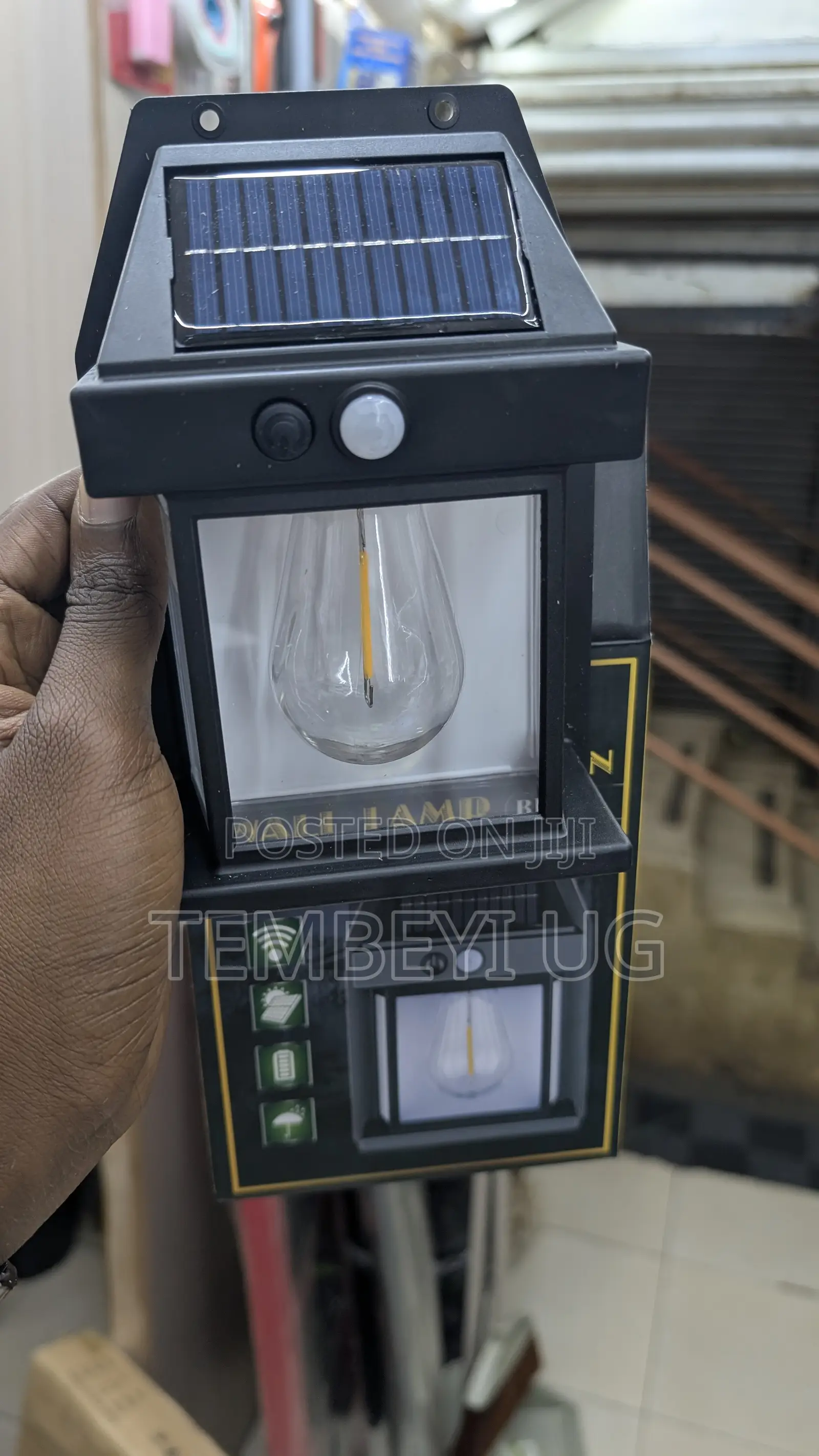 Solar Wall Lantern With Three Modes and Motion Sensor, Porch Light