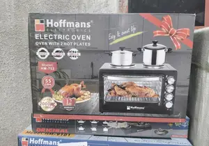 Hoffmans HM-753 55L Electric Oven | 2 Hot Plates 2000W Baking