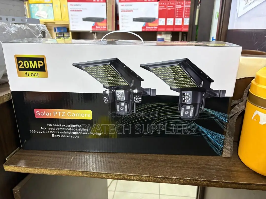 20MP Solar PTZ Camera 4 Lens – Wireless Outdoor Security