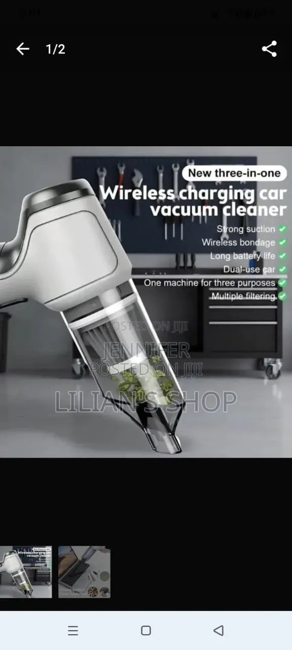 Portable Car Cordless Vacuum and Blower
