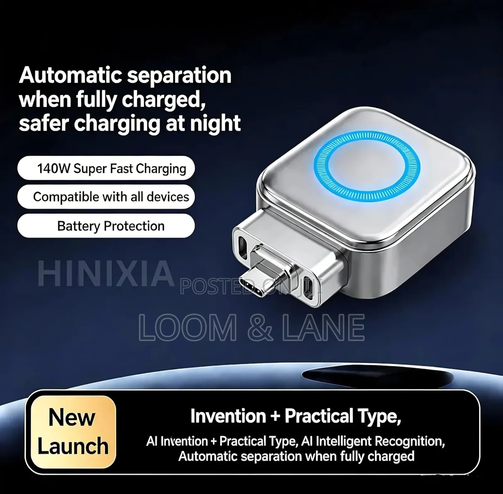 Type-C Auto Cut-Off Charging Adapter