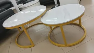 2-Piece Luxury Sintered Stone Top Coffee Table /Morden Center Table