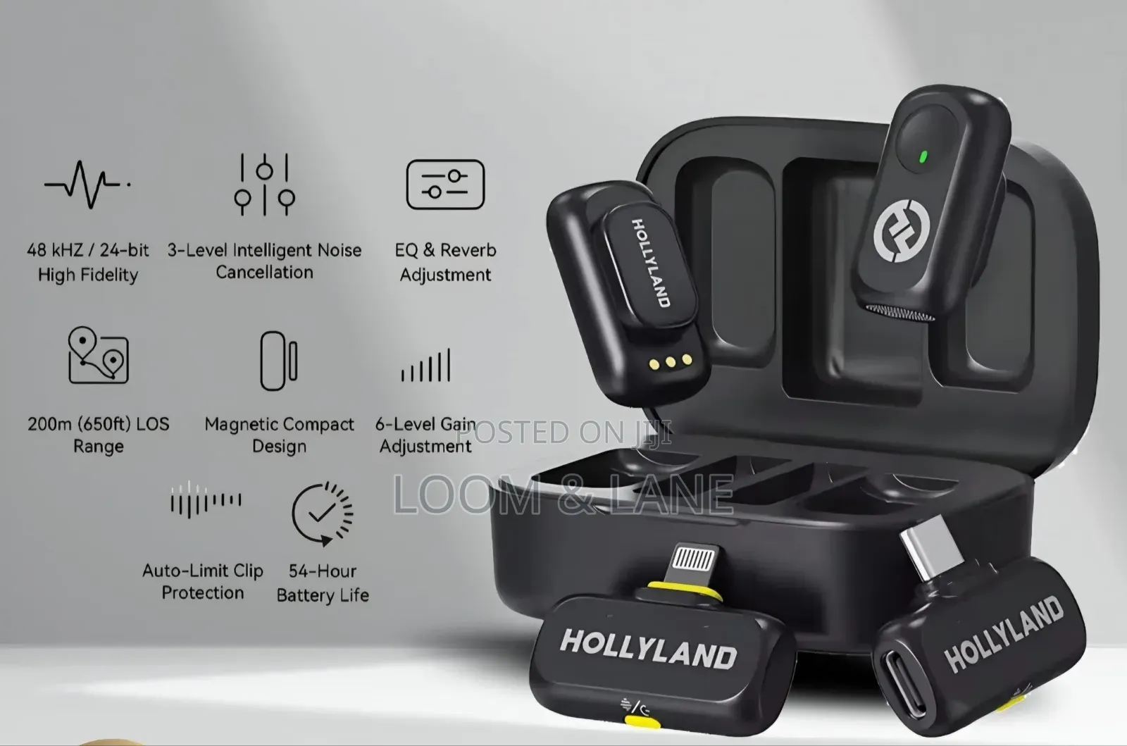 Hollyland LARK A1 Wireless Lavalier Microphone System