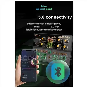V90 Sound Card Professional Audio Condenser Mic Studio Microphone