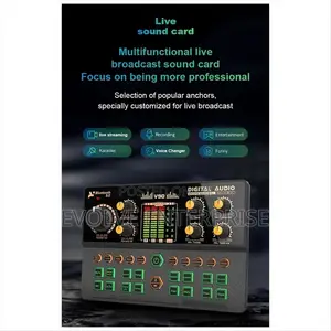 V90 Sound Card Professional Audio Condenser Mic Studio Microphone