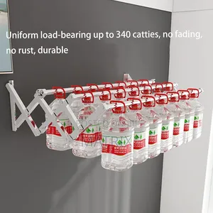 Wall Mounted Laundry Drying Rack Retractable Expandable