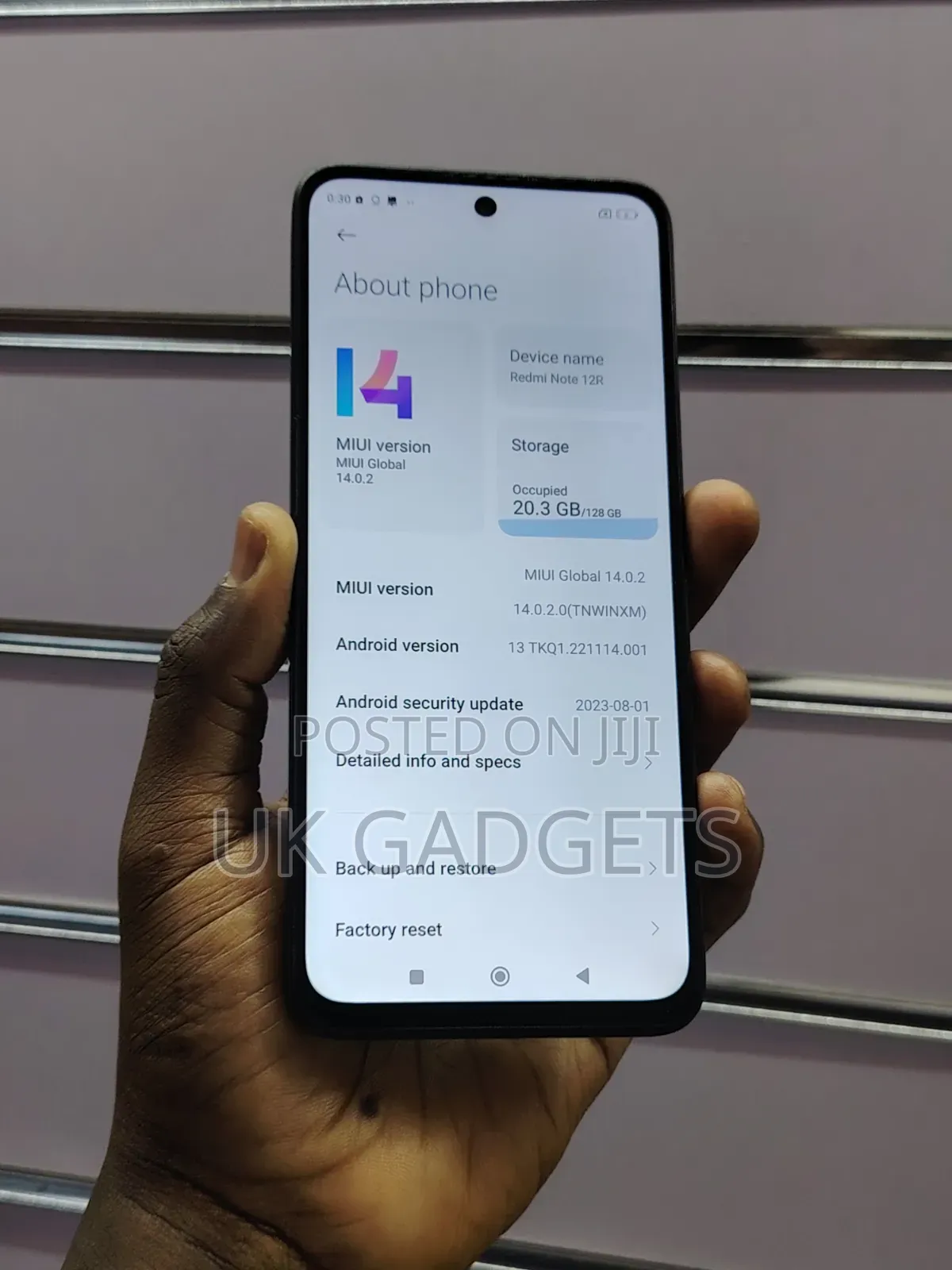 Xiaomi Redmi Note 12R 128 GB Black