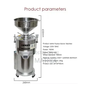 Commercial Electric Peanut Sauce Butter Maker Machine Nut Grinder
