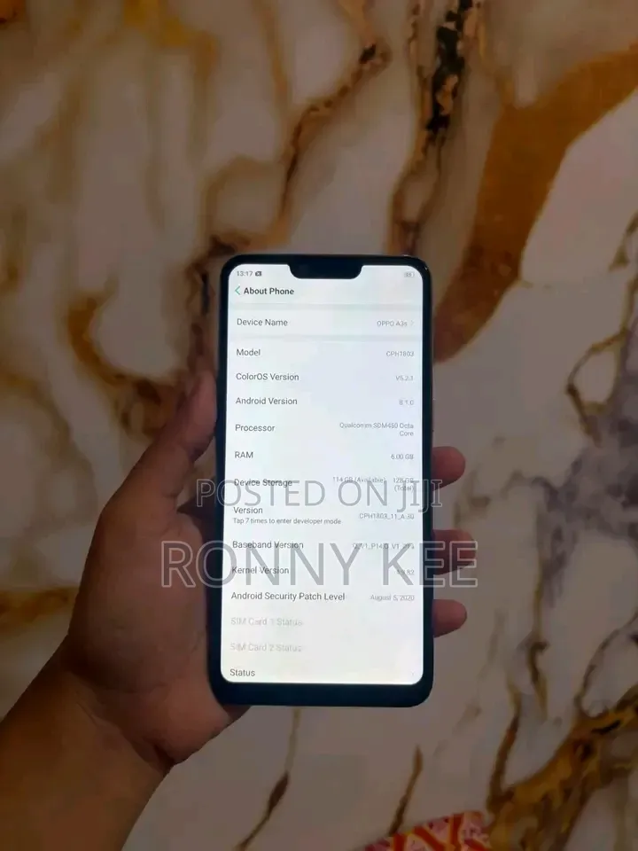 Oppo A3s 64 GB Pink