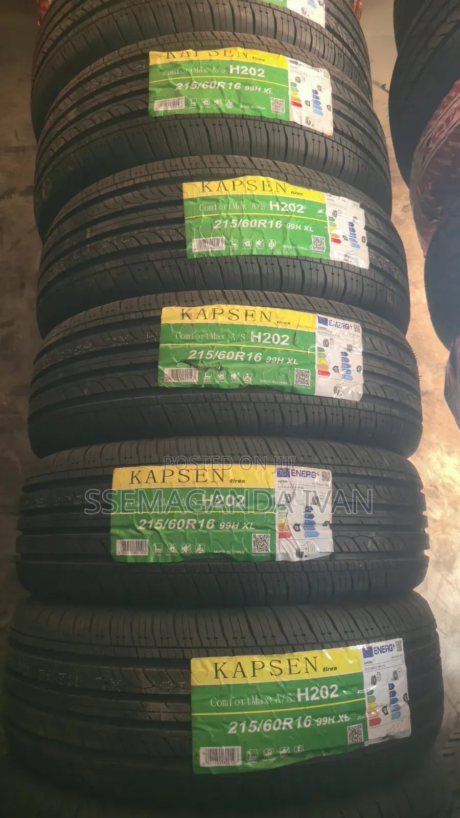 215/60r16 Mark X,ractis,ist Tyres in Kapsen Brand
