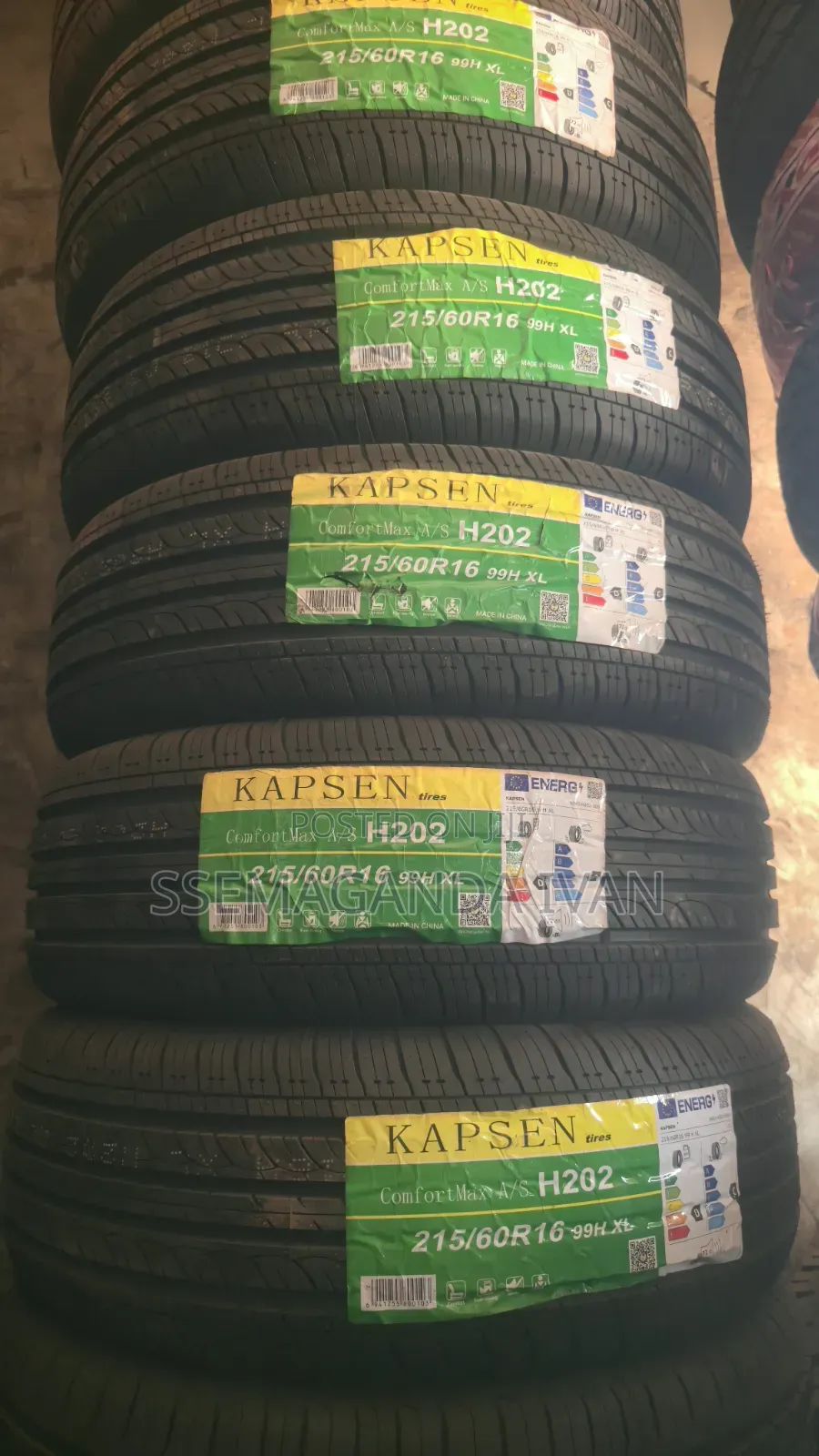 215/60r16 Mark X,ractis,ist Tyres in Kapsen Brand