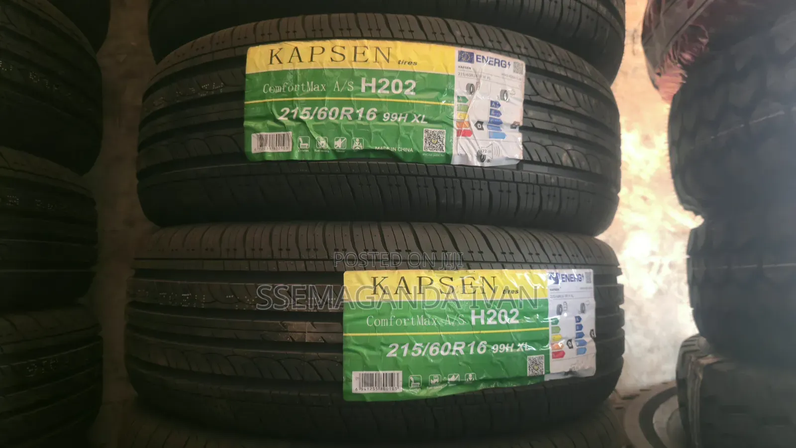 215/60r16 Mark X,ractis,ist Tyres in Kapsen Brand