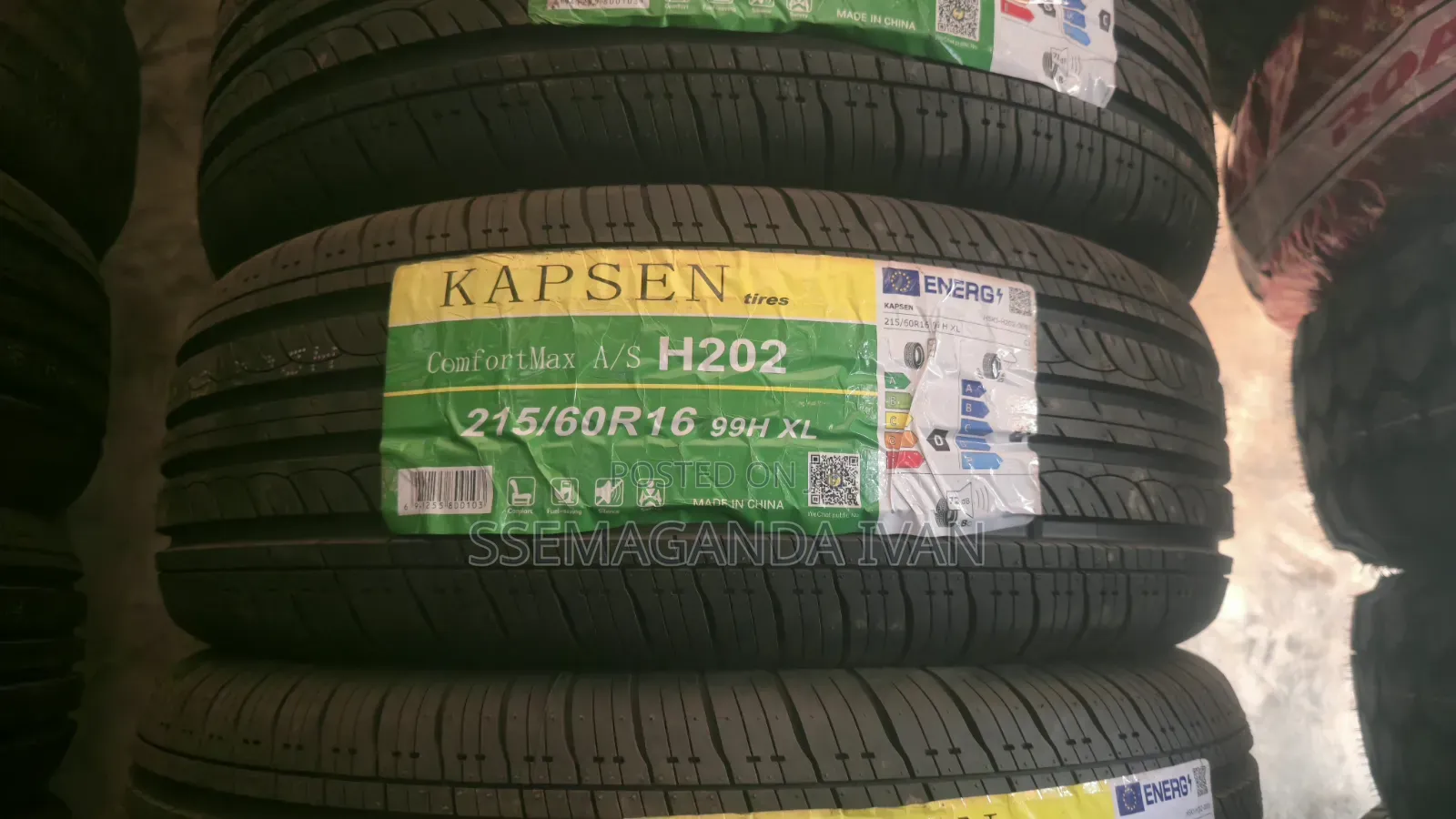 215/60r16 Mark X,ractis,ist Tyres in Kapsen Brand