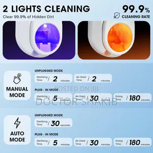 Smart Toothbrush Cleaner Holder