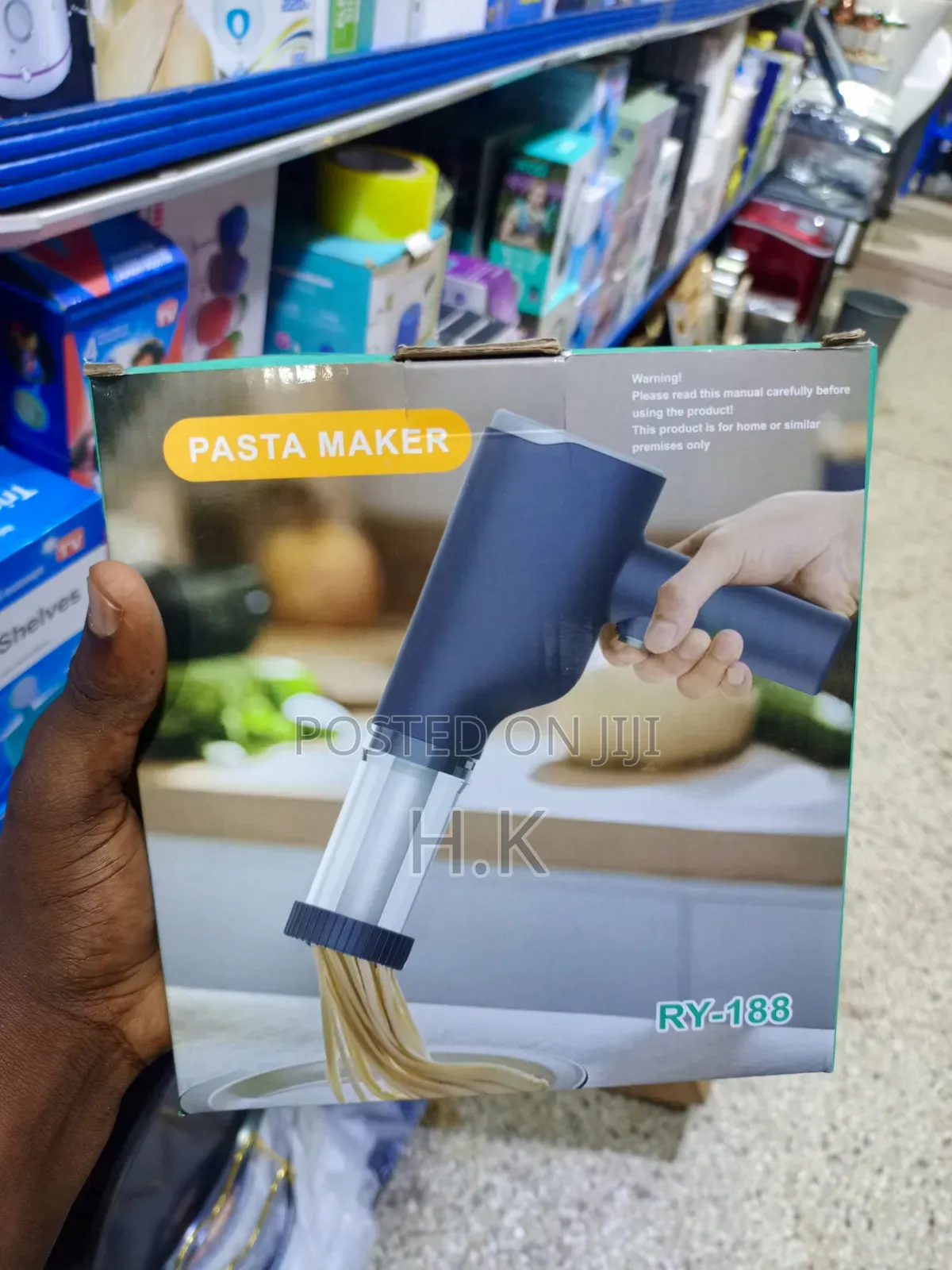 RY-188 Is a Handheld, Rechargeable Electric Pasta and Noodle Maker
