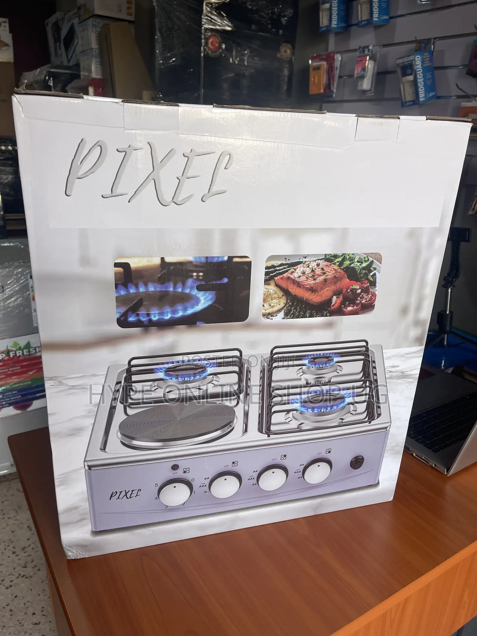 Brandnew Pixel 3+1,electric and Gas Table Top Cooker