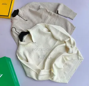 Generic Quarter-Zip Jacquard Knit Sweater