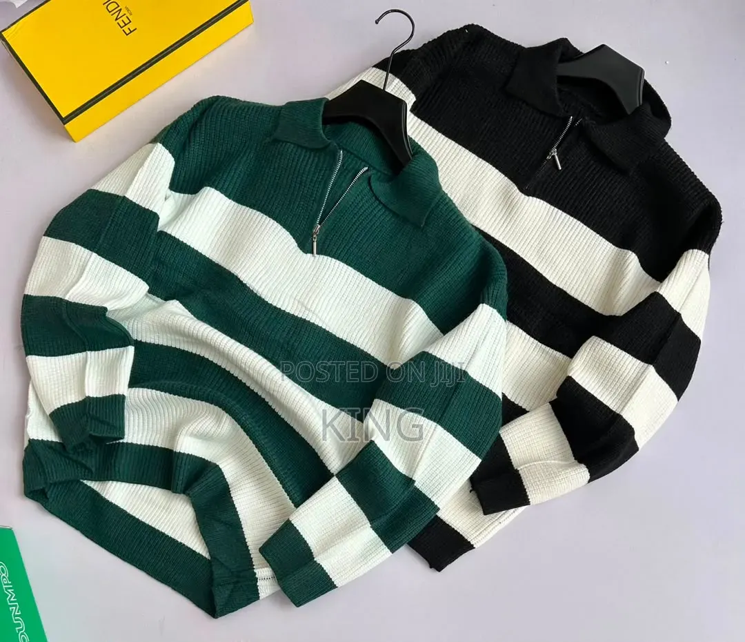 Thick Knit Unisex Cardigan Quarer Zip Sweater