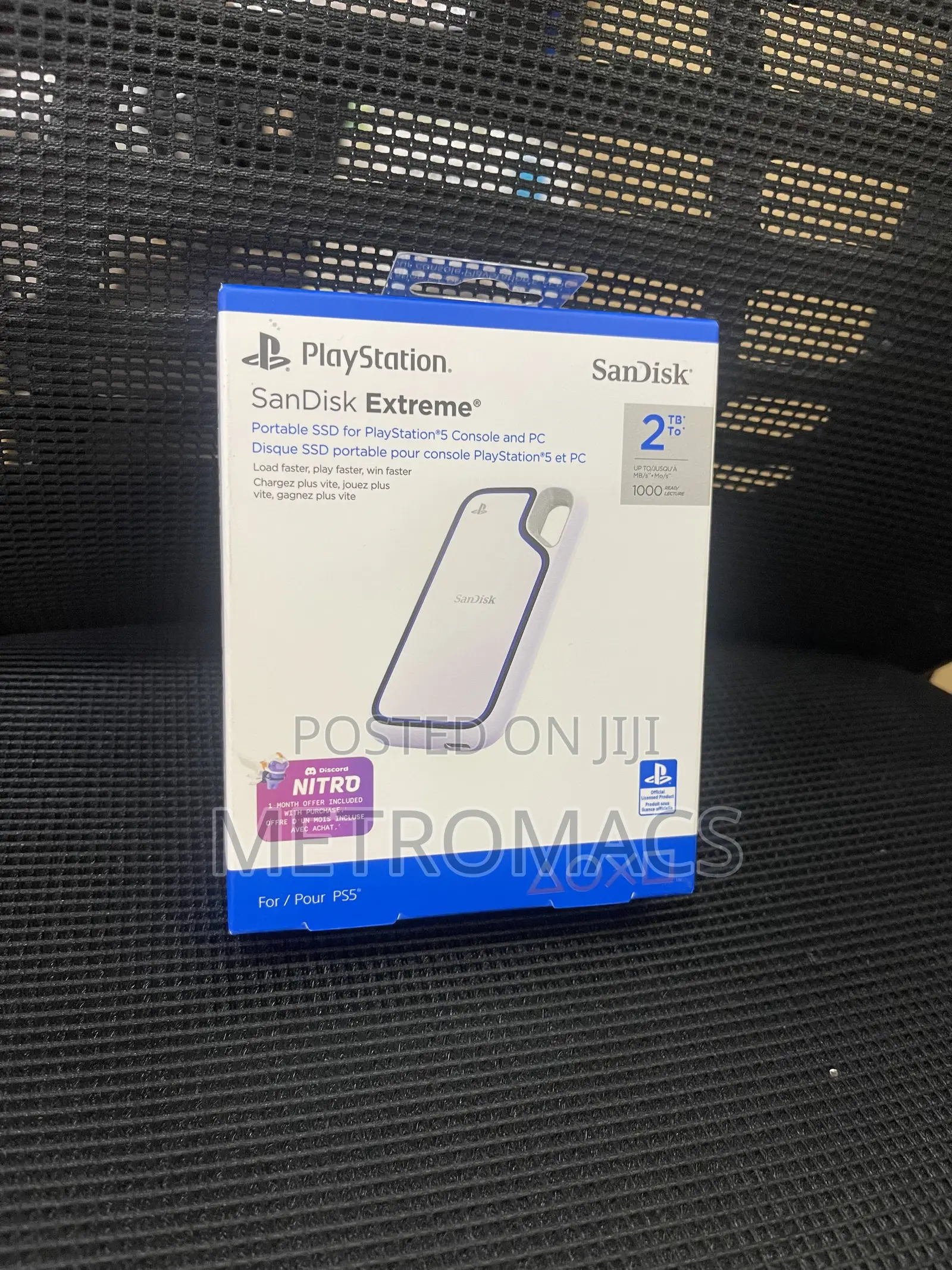 SanDisk Extreme Portable SSD for PlayStation 5 PC (2TB)