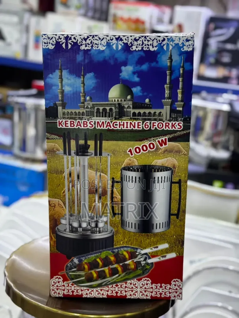Electric BbQ and Kebab Machine Round