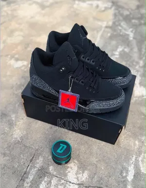 Nike Air Jordan 3 Retro "Black Cat" All Black Upper Suede