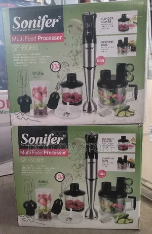 Sonifer 10-in-1 Multi Food Processor, Model Sf-8086.