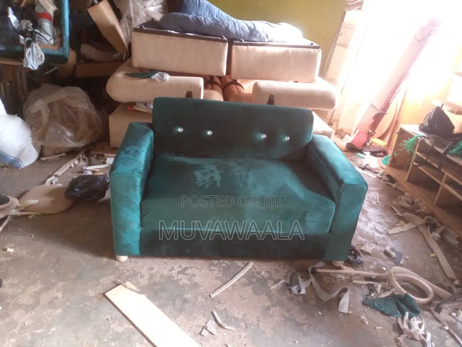 Green 2seater Sofa
