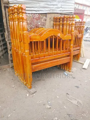5by6 and 4by6 Long Poles Wooden Bed