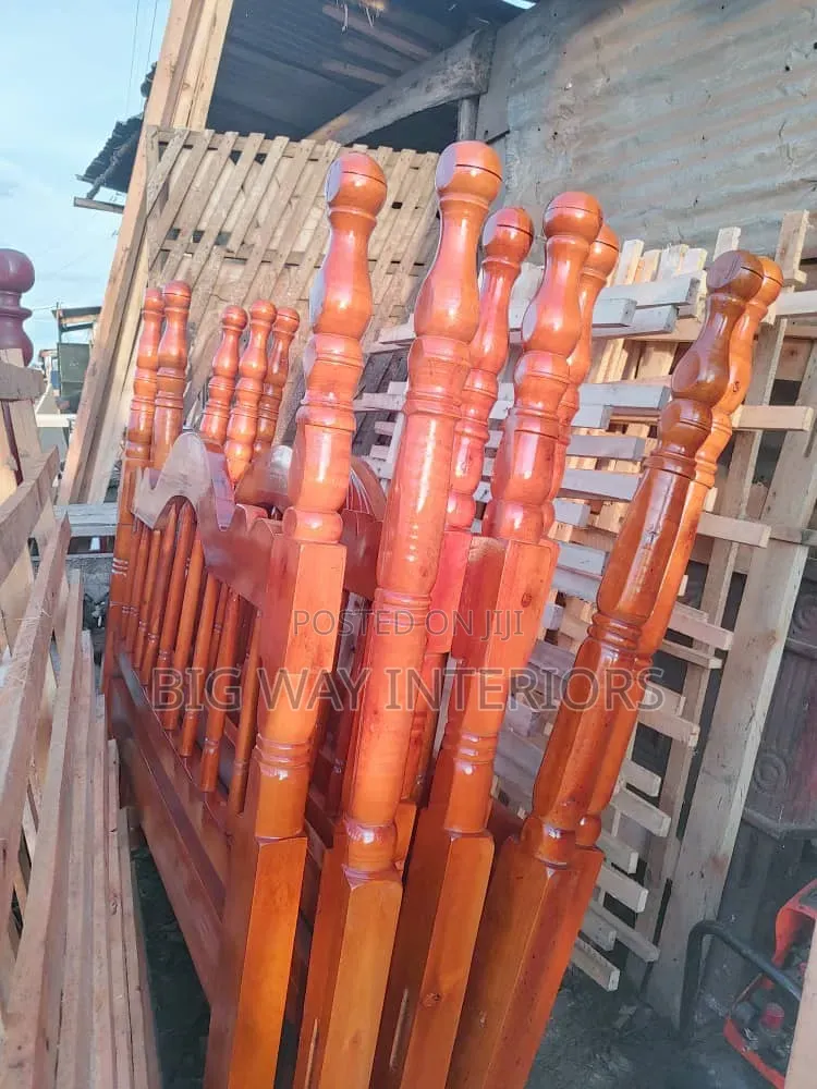 5by6 and 4by6 Long Poles Wooden Bed