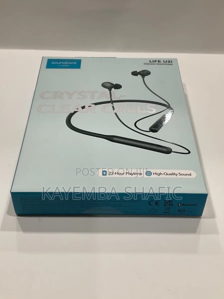 Anker Soundcore Life U2i Upgraded Wireless Neckband Headphones Black